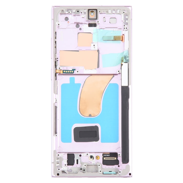 For Samsung Galaxy S23 Ultra 5G SM-S918U US Edition 6.78 inch OLED LCD Screen Digitizer Full Assembly with Frame