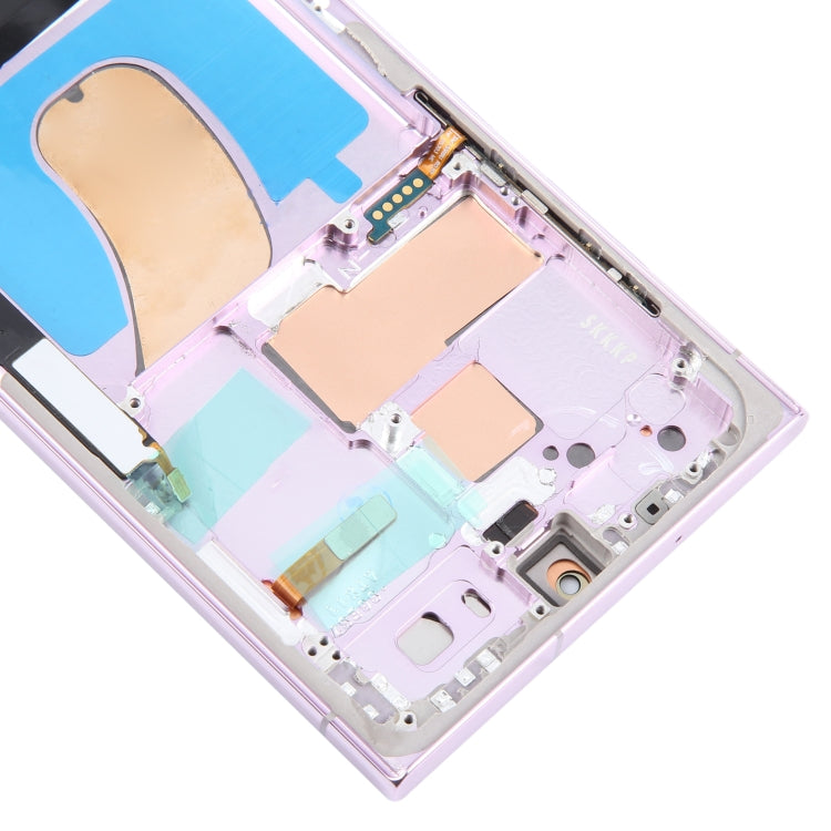 For Samsung Galaxy S23 Ultra 5G SM-S918U US Edition 6.78 inch OLED LCD Screen Digitizer Full Assembly with Frame