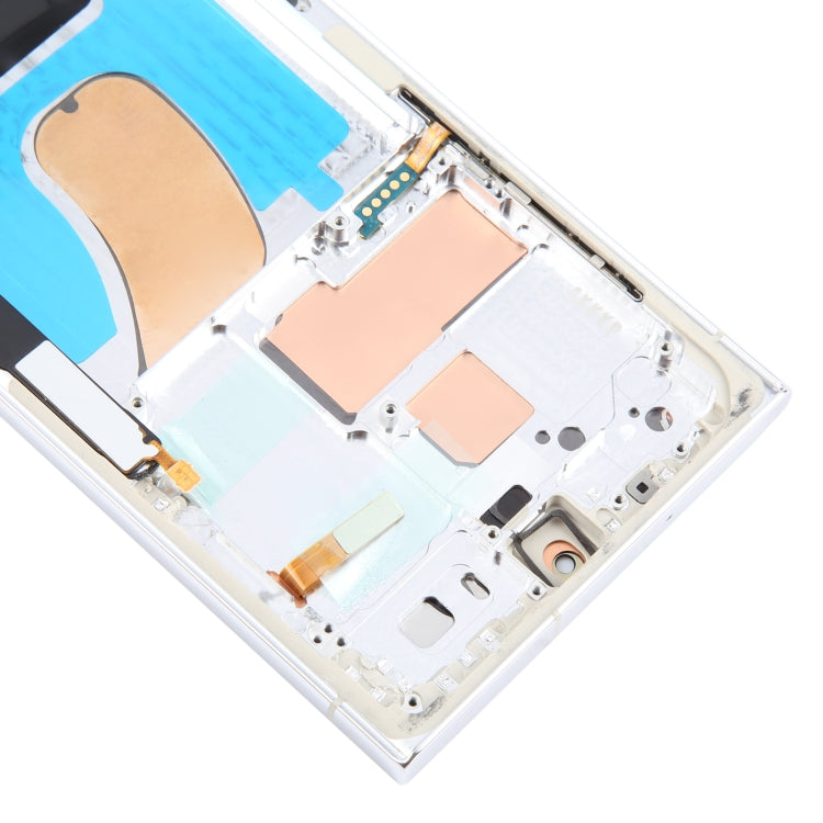For Samsung Galaxy S23 Ultra 5G SM-S918U US Edition 6.78 inch OLED LCD Screen Digitizer Full Assembly with Frame