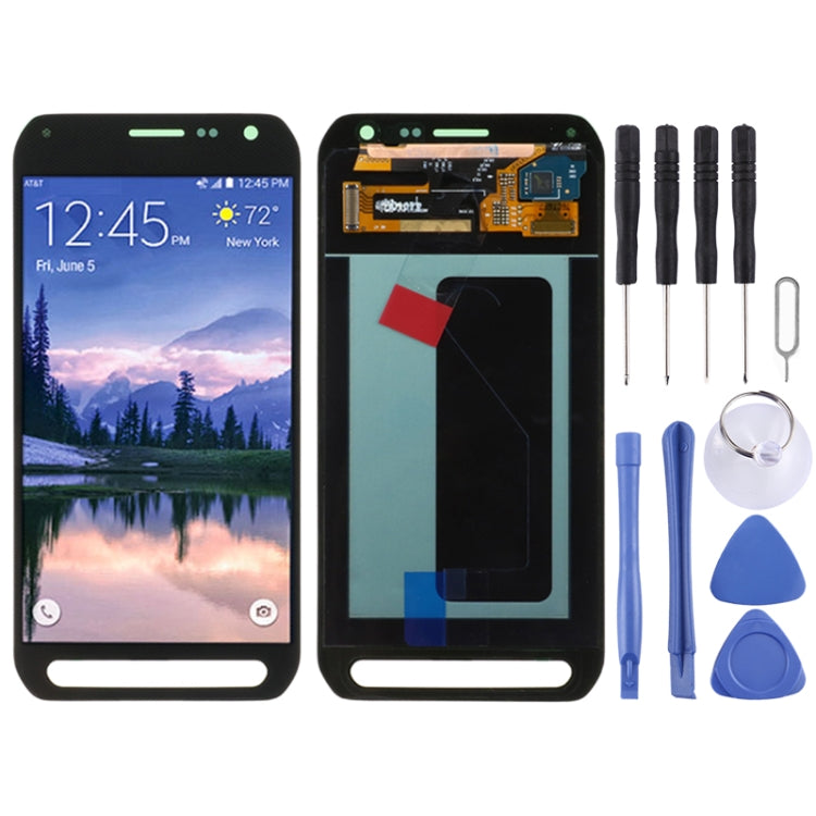 Original Super AMOLED LCD Screen for Samsung Galaxy S6 active SM-G890 with Digitizer Full Assembly (Grey)