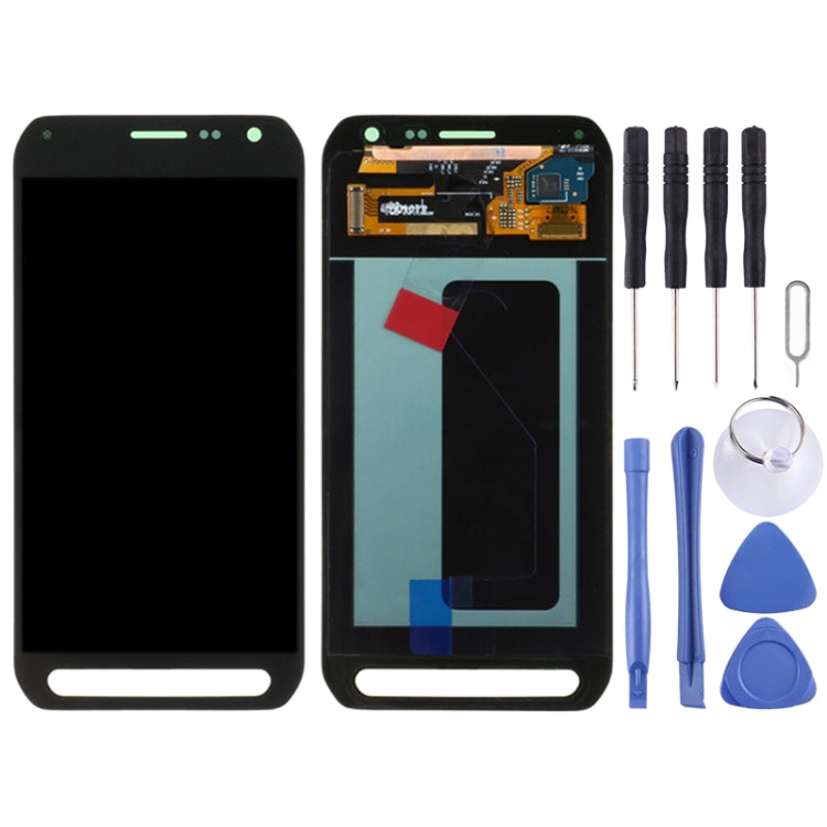 Original Super AMOLED LCD Screen for Samsung Galaxy S6 active SM-G890 with Digitizer Full Assembly (Grey)