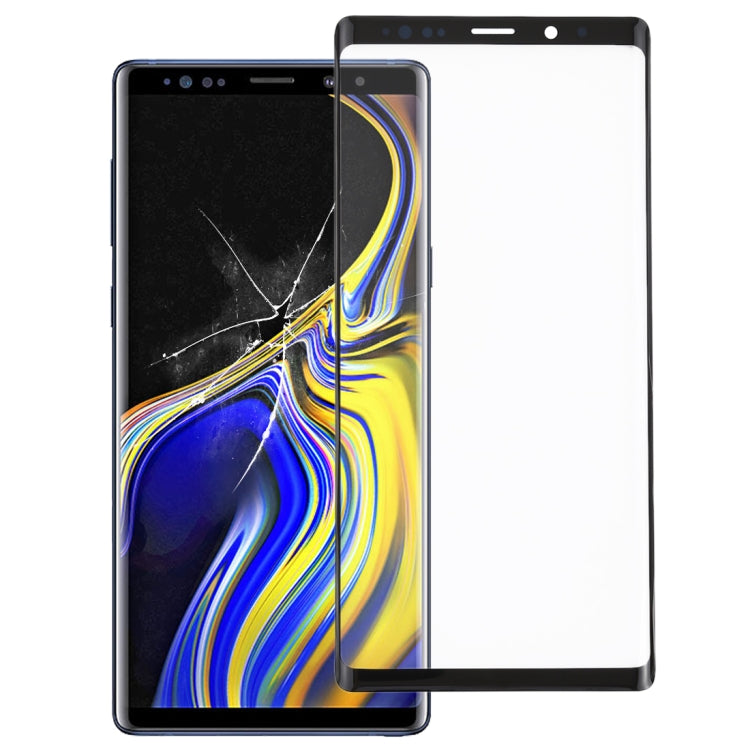 For Galaxy Note9 Original Front Screen Outer Glass Lens (Black)