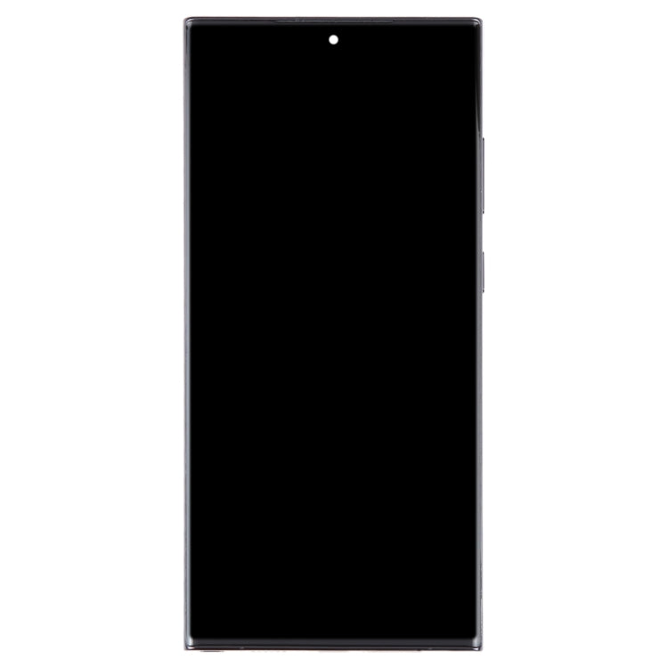 OLED LCD Screen For Samsung Galaxy S23 Ultra 5G SM-S918B EU Edition Digitizer Full Assembly with Frame(Black)