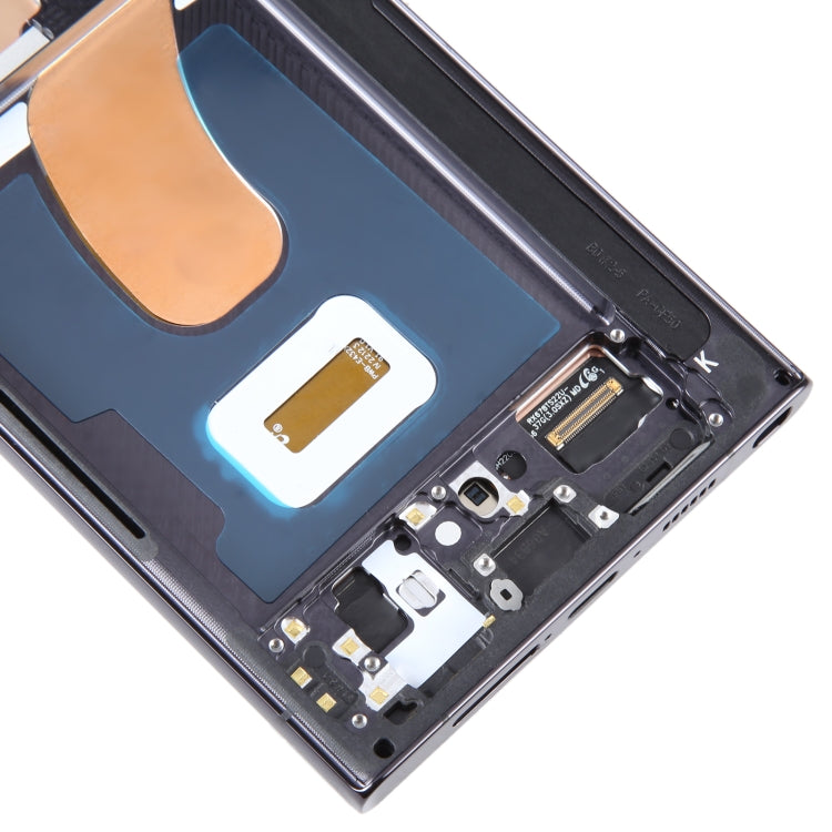 OLED LCD Screen For Samsung Galaxy S23 Ultra 5G SM-S918B EU Edition Digitizer Full Assembly with Frame(Black)