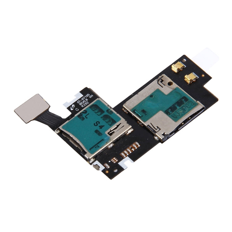 For Galaxy Note II / N7105 SIM & SD Card Reader Contact Flex Cable