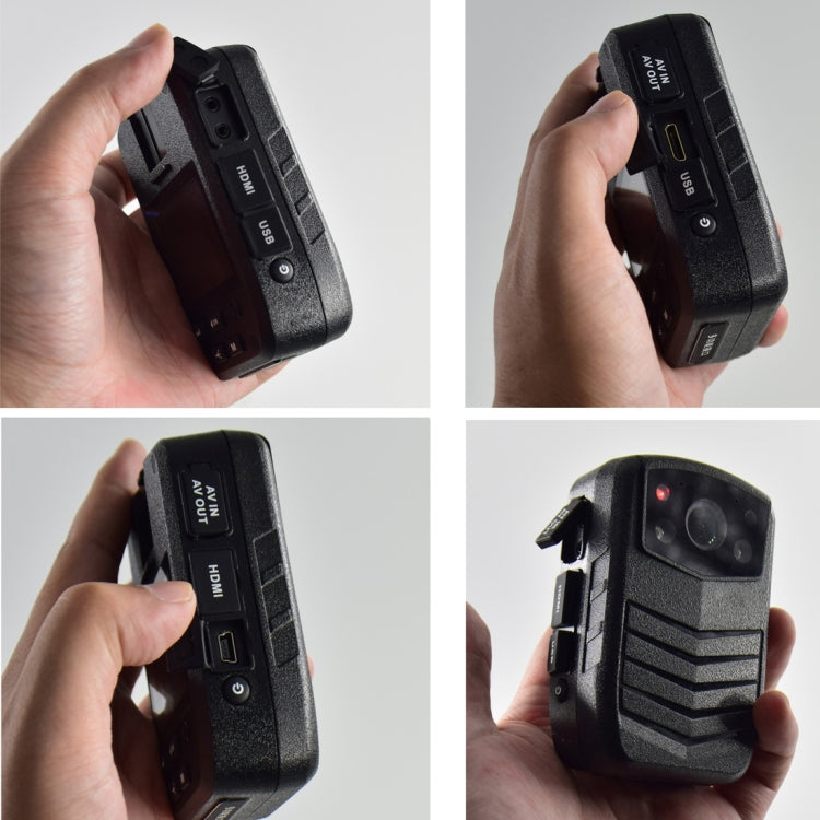 ZF902 HD 2.0 inch Display IP56 Waterproof Mini DVR Law Enforcement Recorder with Night Vision(Black)