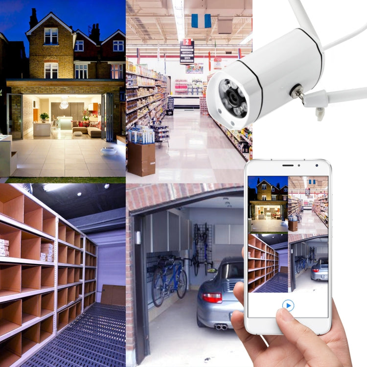 IPCC-KITB19-8CH-960P HD 960P 8CH 1/3.0 inch 1.0MP Waterproof IP Cameras 1080P Wireless NVR Kit, Support Night Vision / Motion Detection
