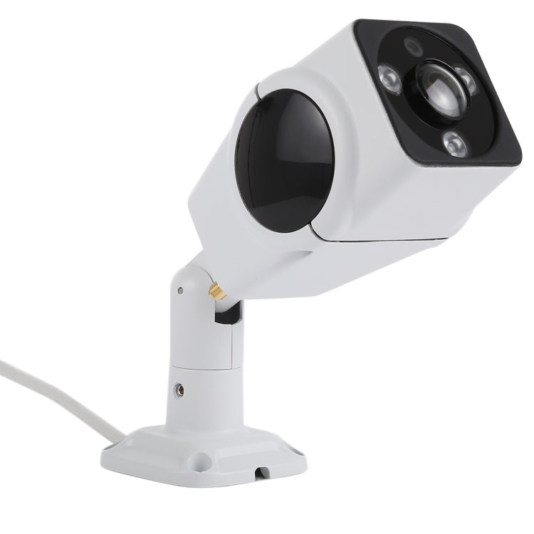 HD Intelligent Network Video Camera WiFi IP Camera, Support TF Card (128GB Max)(White)