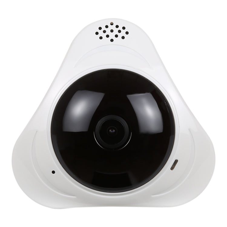 360 Degrees Viewing VR Camera WiFi IP Camera, Support TF Card (128GB Max)(White)