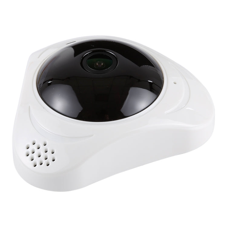 360 Degrees Viewing VR Camera WiFi IP Camera, Support TF Card (128GB Max)(White)