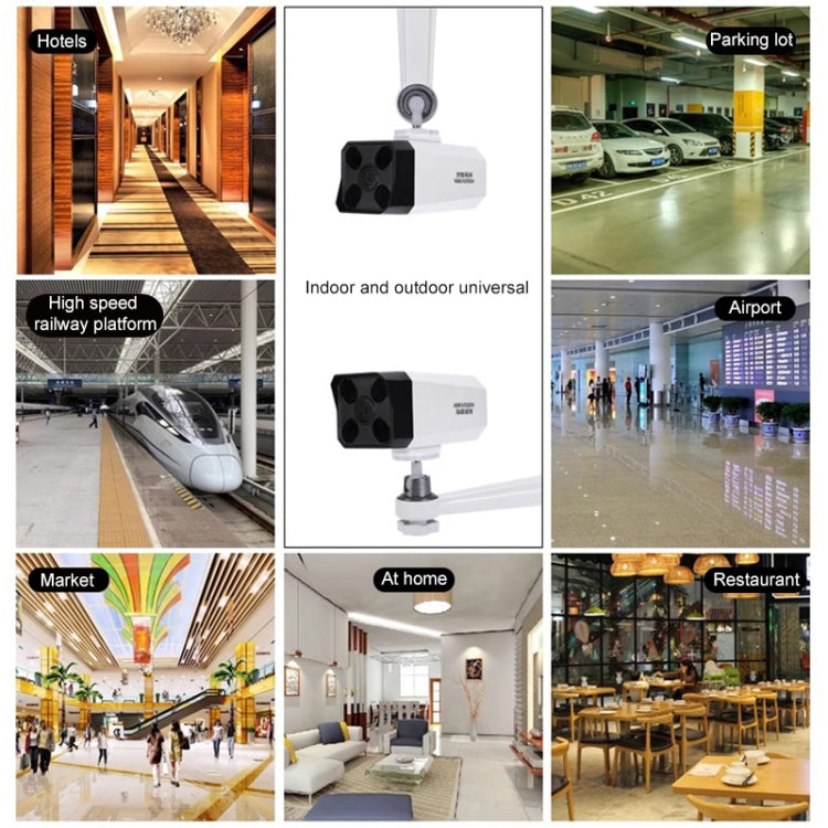 20 PCS Aluminum Alloy Universal Support Wall Mounted Bracket for Monitor Camera(White)