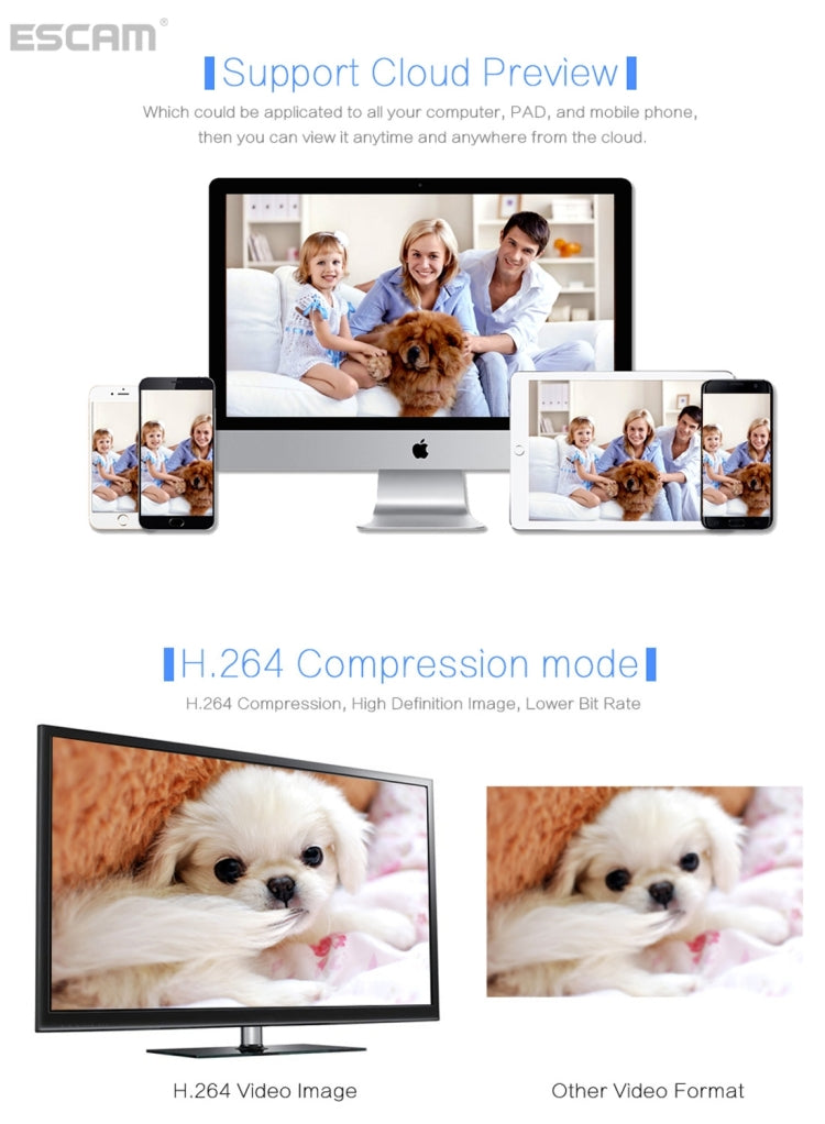 ESCAM MINI NVR K516 16CH Mini NVR Digital Video Recorder, Support VGA / HDMI / USB