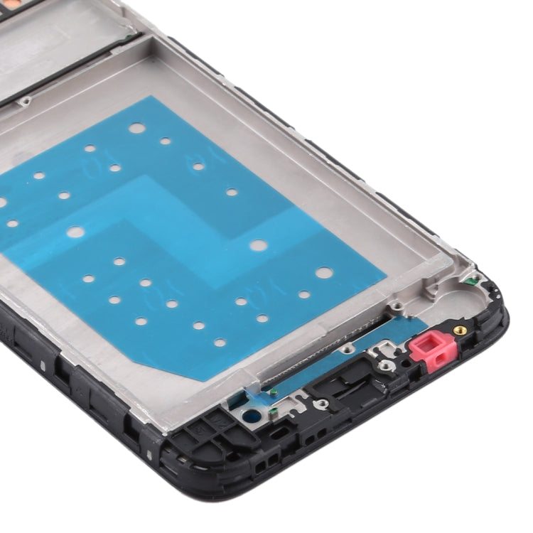 Front Housing LCD Frame Bezel Plate for Motorola Moto E6 Play (Black)