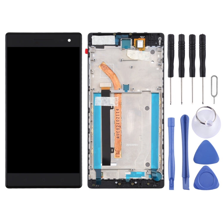 OEM LCD Screen for Lenovo Phab2 Pro / PB2-690M / PB2-690Y Digitizer Full Assembly With Frame (Black)