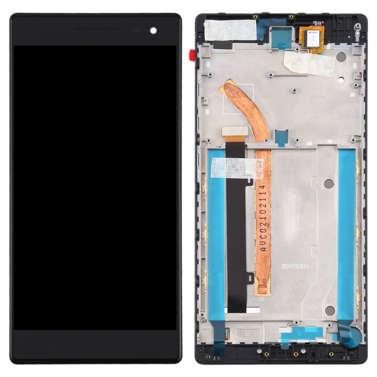 OEM LCD Screen for Lenovo Phab2 Pro / PB2-690M / PB2-690Y Digitizer Full Assembly With Frame (Black)