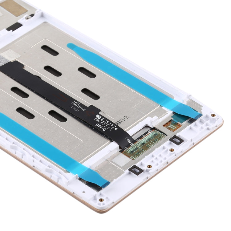 OEM LCD Screen for Lenovo Phab2 / PB2-650 / PB2-650N / PB2-650M Digitizer Full Assembly With Frame (Gold)