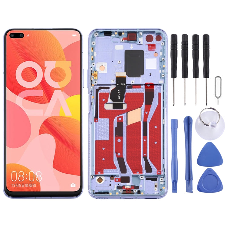 OEM LCD Screen for Huawei Nova 6 5G Digitizer Full Assembly with Frame
