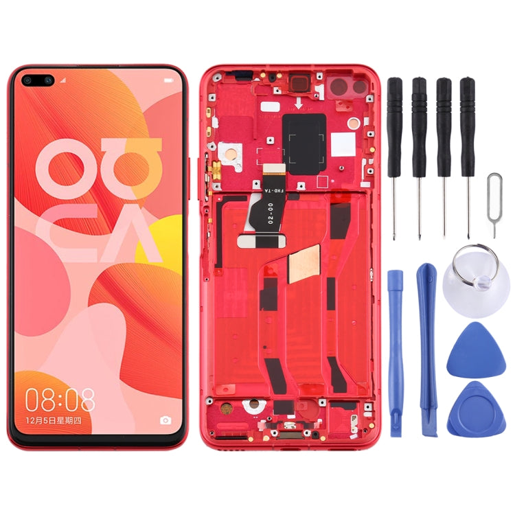 OEM LCD Screen for Huawei Nova 6 5G Digitizer Full Assembly with Frame