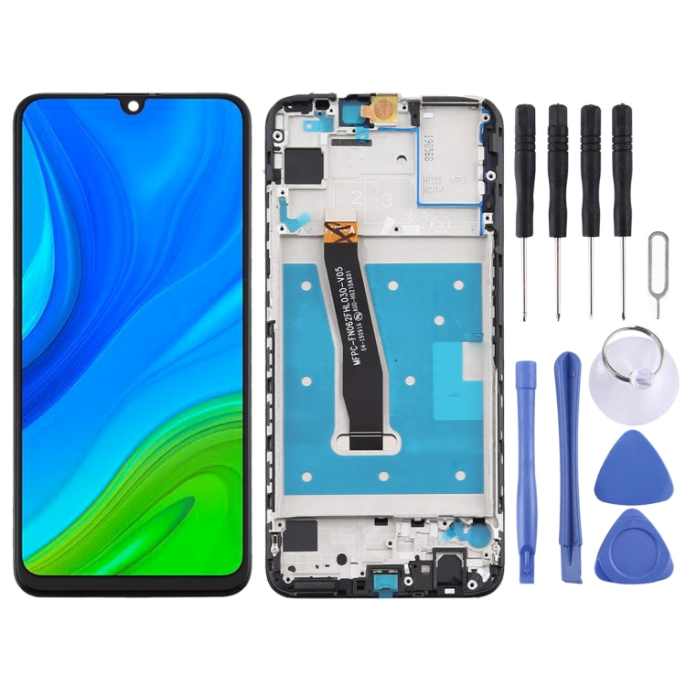 OEM LCD Screen for Huawei P Smart (2020) Digitizer Full Assembly with Frame(Black)