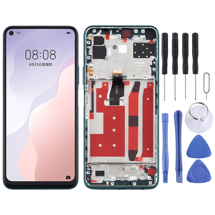 OEM LCD Screen for Huawei Nova 7 SE Digitizer Full Assembly with Frame
