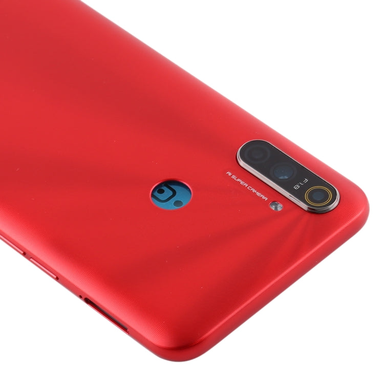 For OPPO Realme C3 3 cameras Battery Back Cover(Red)