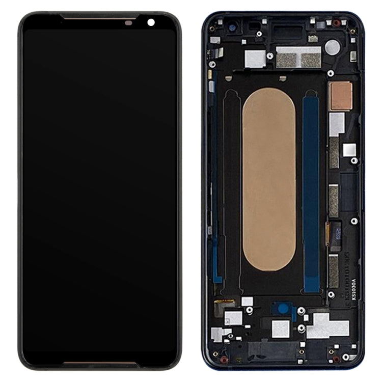 Original LCD Screen for Asus ROG Phone II ZS660KL Digitizer Full Assembly with Frameï¼ˆBlack)