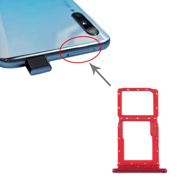 SIM Card Tray + SIM Card Tray / Micro SD Card Tray for Huawei Y9s 2020