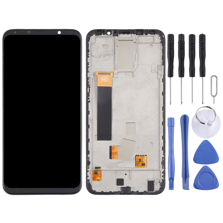 TFT LCD Screen for Meizu 16X Digitizer Full Assembly with Frame, Not Supporting Fingerprint Identification
