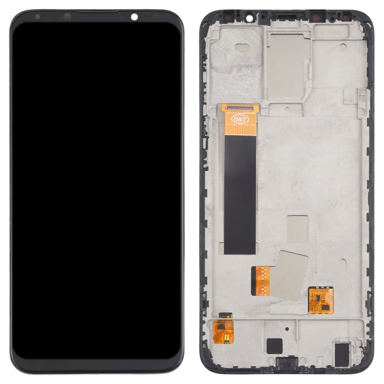 TFT LCD Screen for Meizu 16X Digitizer Full Assembly with Frame, Not Supporting Fingerprint Identification