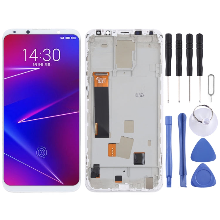 TFT LCD Screen for Meizu 16X Digitizer Full Assembly with Frame, Not Supporting Fingerprint Identification