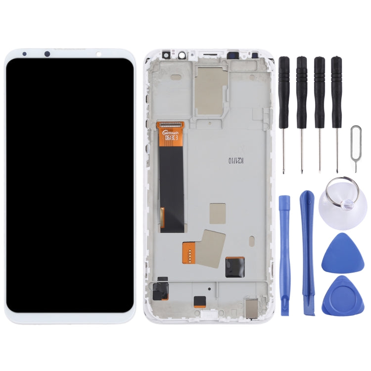 TFT LCD Screen for Meizu 16X Digitizer Full Assembly with Frame, Not Supporting Fingerprint Identification