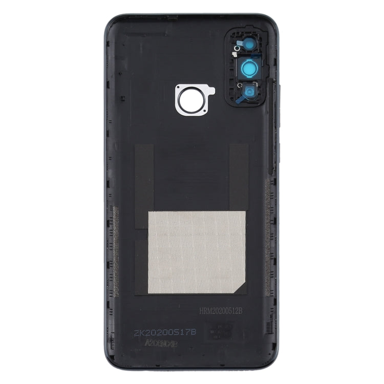 Battery Back Cover with Camera Lens Cover for Huawei P smart 2020(Black)