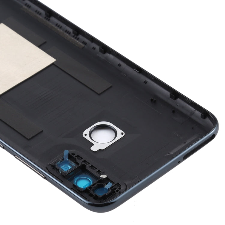 Battery Back Cover with Camera Lens Cover for Huawei P smart 2020(Black)