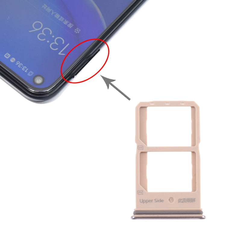 For Vivo Y70s V2002A SIM Card Tray + SIM Card Tray