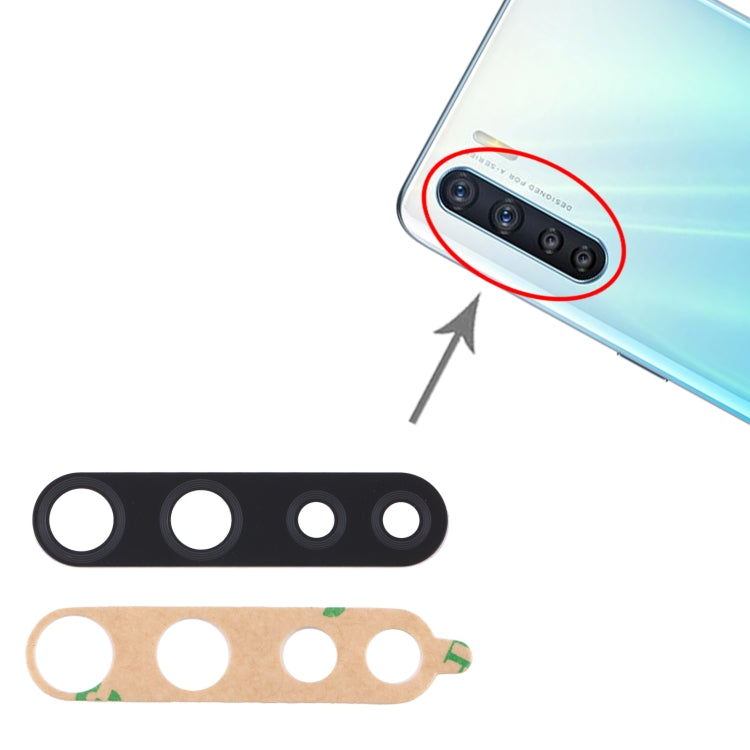 For OPPO F15 CPH2001 10pcs Back Camera Lens