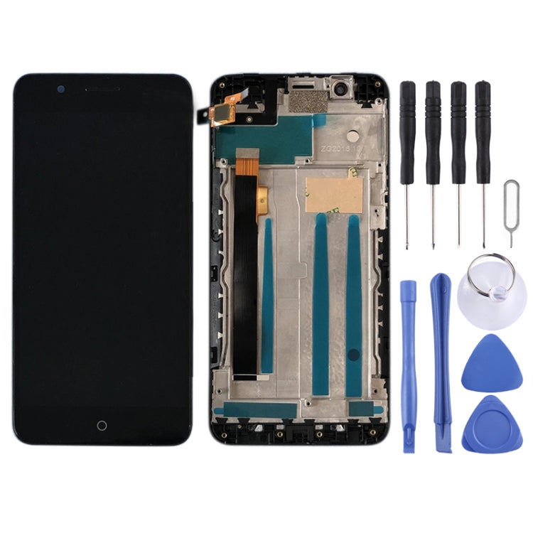 OEM LCD Screen for ZTE Blade A610 Plus / A2 Plus Digitizer Full Assembly with Frameï¼ˆ