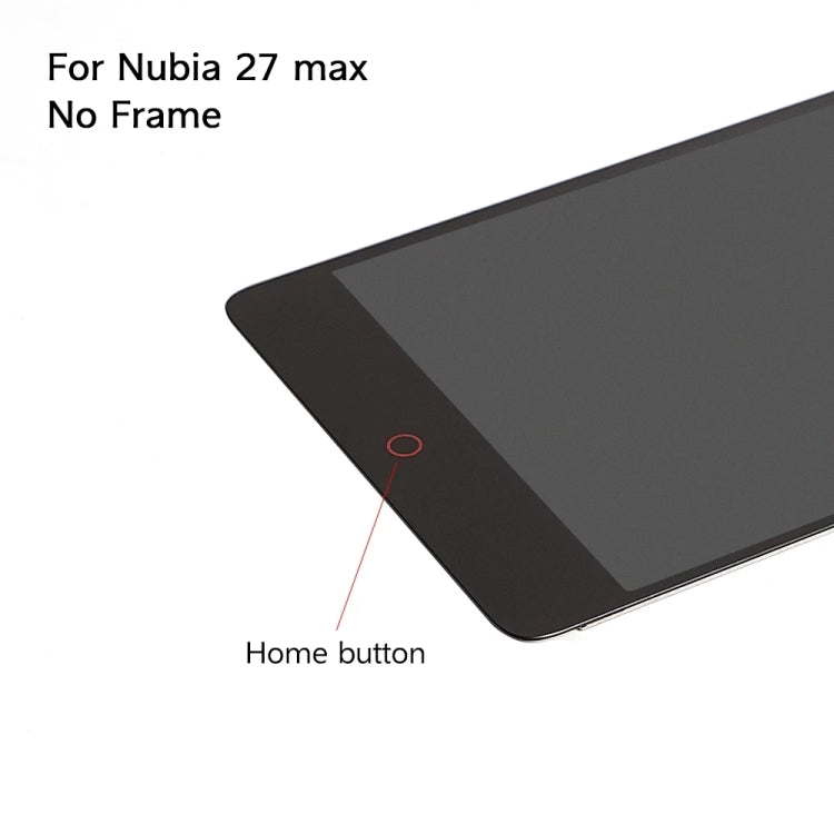 OEM LCD Screen for ZTE Nubia Z7 Max NX505J with Digitizer Full Assembly (Black)