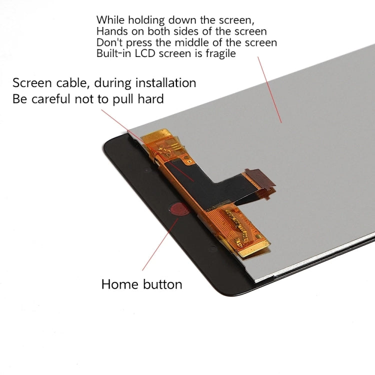 OEM LCD Screen for ZTE Nubia Z7 Max NX505J with Digitizer Full Assembly (Black)