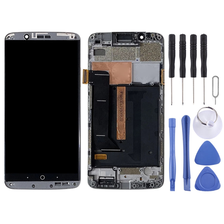 Original AMOLED LCD Screen for ZTE Axon 7 A2017 A2017U A2017G Digitizer Full Assembly With Frame
