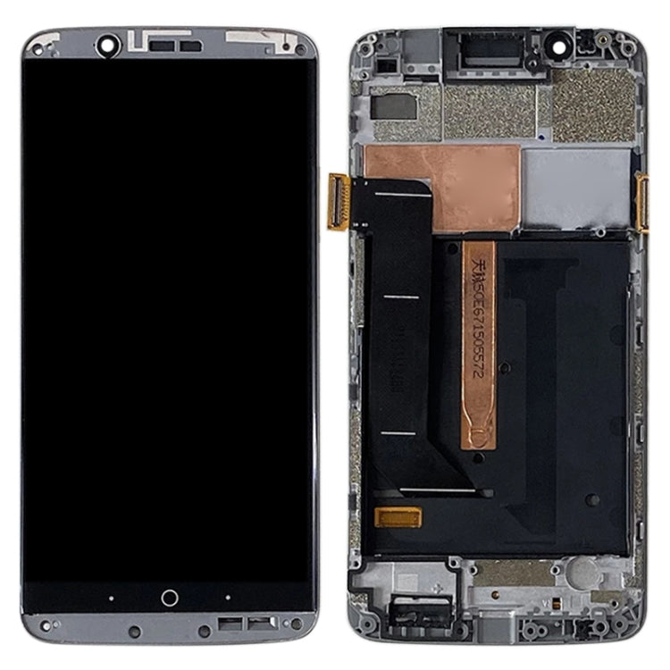 Original AMOLED LCD Screen for ZTE Axon 7 A2017 A2017U A2017G Digitizer Full Assembly With Frame