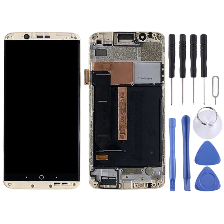 Original AMOLED LCD Screen for ZTE Axon 7 A2017 A2017U A2017G Digitizer Full Assembly With Frame