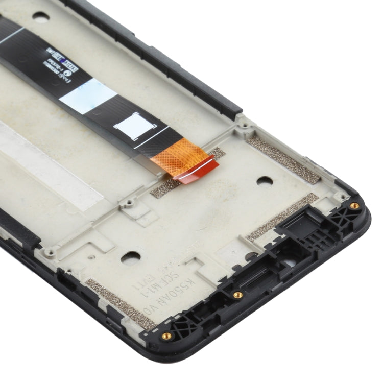 Original LCD Screen for Nokia C2 Digitizer Full Assembly With Frame (Black)