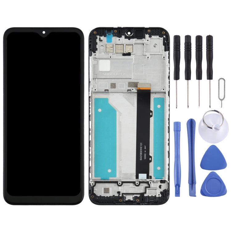 TFT LCD Screen for LG K41s LMK410EMW, LM-K410EMW, LM-K410 with Digitizer Full Assembly0(Black)