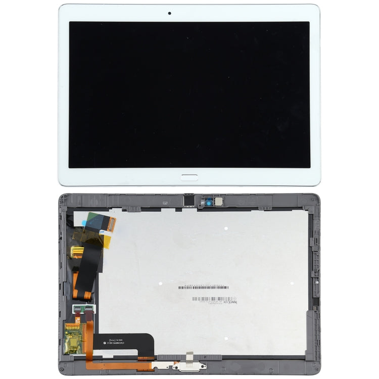 OEM LCD Screen for Huawei MediaPad M2 10.0 M2-A01W/M2-A01L Digitizer Full Assembly with Frame(White)