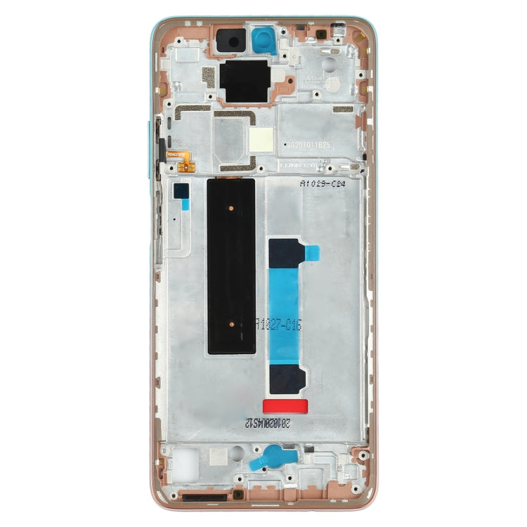 Original Front Housing LCD Frame Bezel Plate for Xiaomi Redmi Note 9 Pro 5G M2007J17C