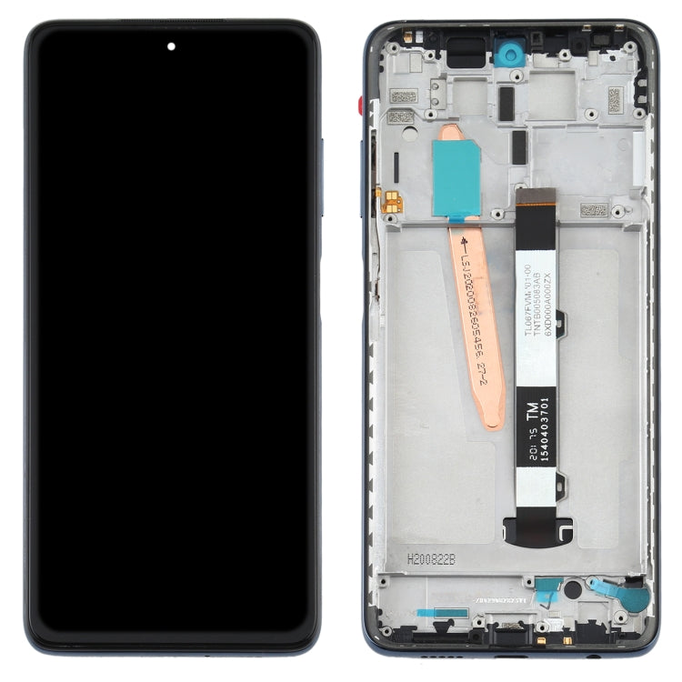 Original LCD Screen for Xiaomi Poco X3 NFC / Poco X3 Digitizer Full Assembly with Frame