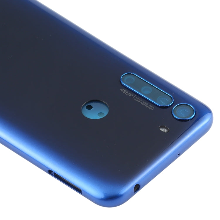 Battery Back Cover for Motorola One Fusion/XT2073-2(Blue)