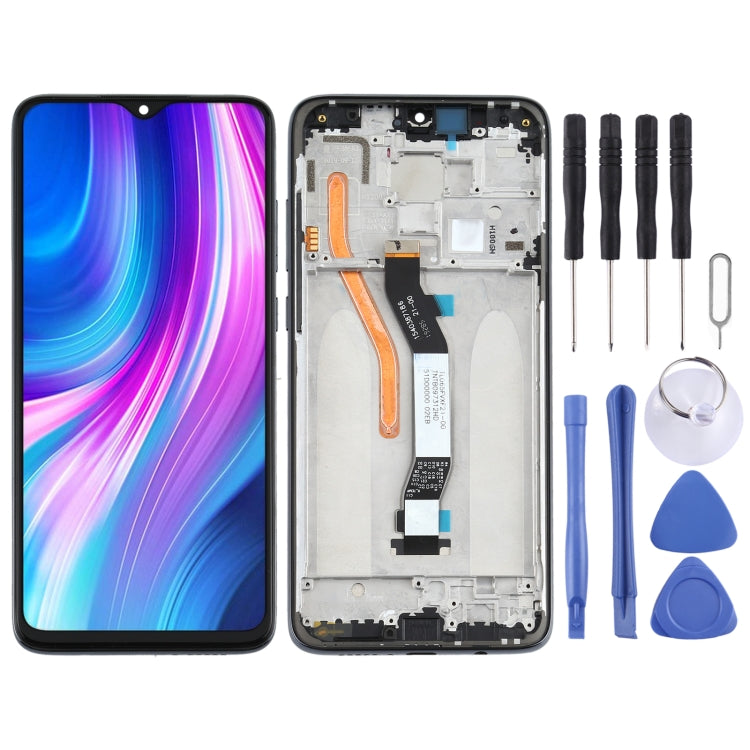 TFT LCD Screen for Xiaomi Redmi Note 8 Pro Single SIM Digitizer Full Assembly with Frame