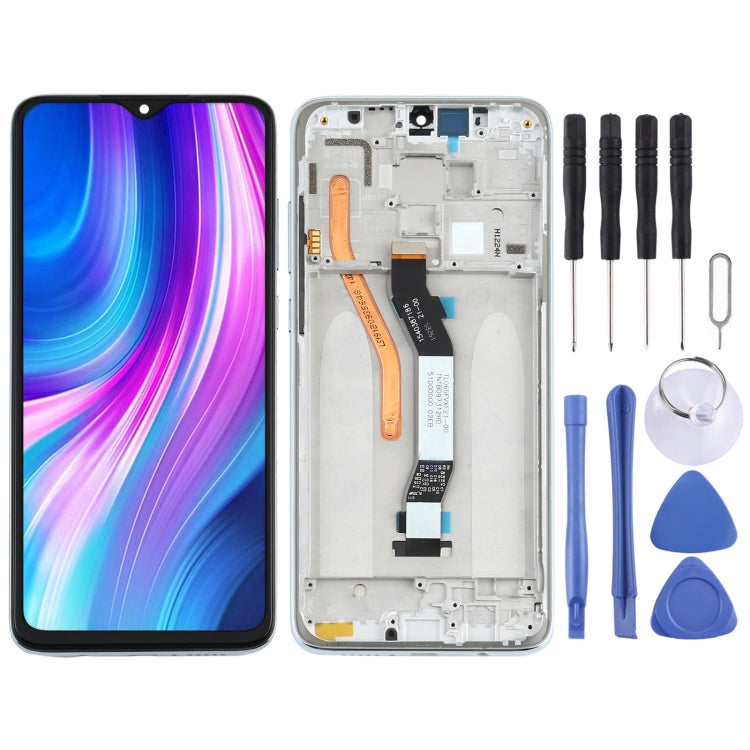 TFT LCD Screen for Xiaomi Redmi Note 8 Pro Single SIM Digitizer Full Assembly with Frame