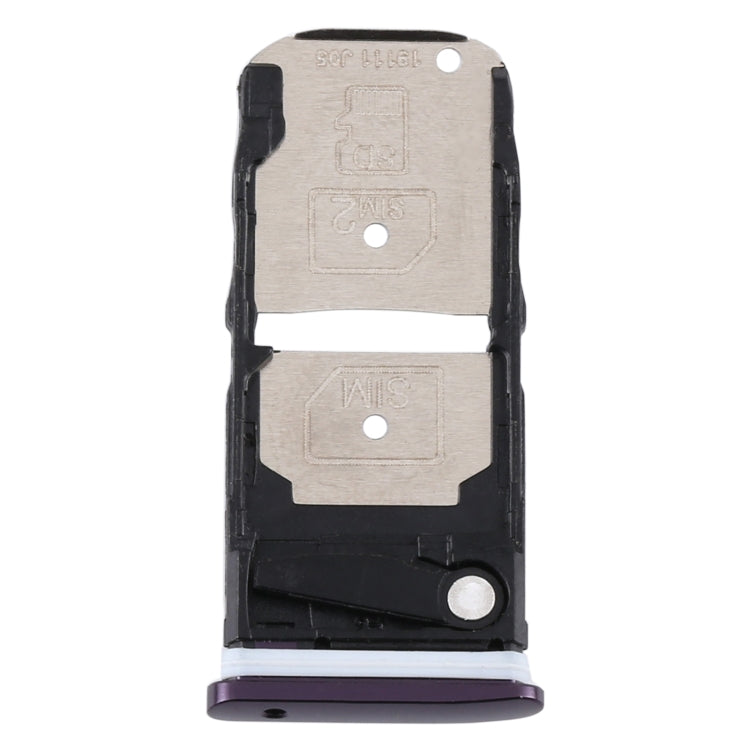 SIM Card Tray + SIM Card Tray / Micro SD Card Tray for Motorola One Zoom